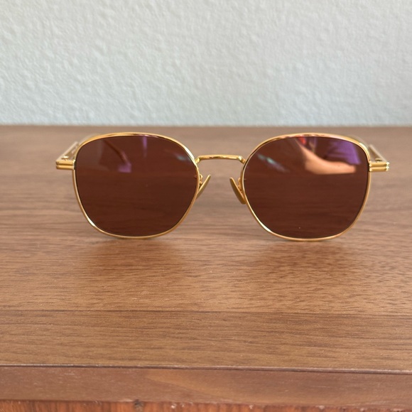 Bottega Veneta round metal sunglasses - Picture 4 of 9